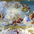 Щелкните здесь левой кнопкой мышки, для увеличения изображения Дунай. Долина Вахау. Роспись потолка в библиотеке аббатства Melk